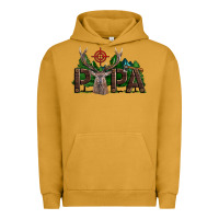 Pigment Peanut Butter Western Papa Deer Hunting Urban Hoodie - LillyAllenDesigns