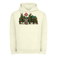 Pigment Pistachio Western Papa Deer Hunting Urban Hoodie - LillyAllenDesigns