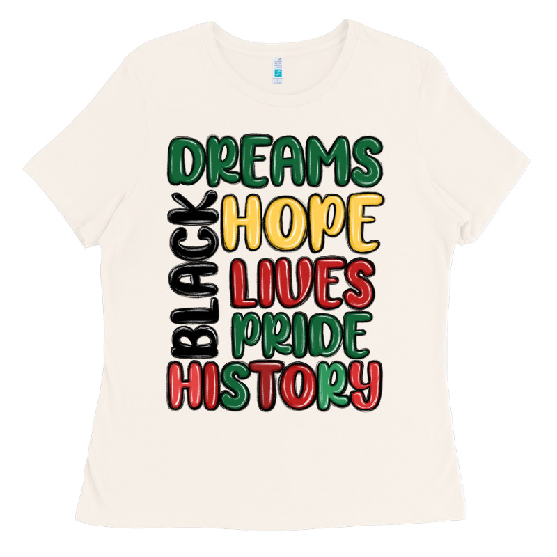 Dreams Hope Lives Pride Ladies Tee by MaliasSmallBusiness | Teevron
