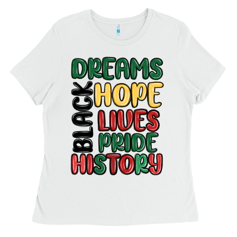 Dreams Hope Lives Pride Ladies Tee by MaliasSmallBusiness | Teevron