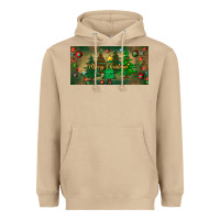 Mushroom merry christmas license plate Heavyweight Hoodie - BundleAndBundleShop