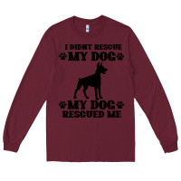 Burgundy rescue dog Long Sleeve Tee - Bettercallsaul