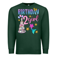 Sports Green birthday girl 2 Premium Sweatshirt - BundleAndBundleShop