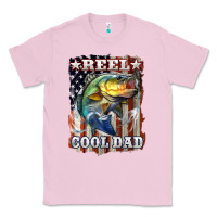 Bubblegum Pink Reel Cool Dad Bass 4th of July Classic Tee - LillyAllenDesigns