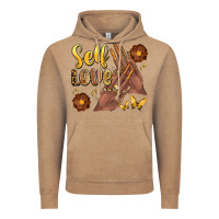 Black Woman Self Love Nails Vintage Hoodie | Teevron