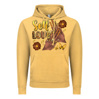 Vintage Mustard black woman self love nails Vintage Hoodie - Artiststas