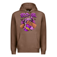 Chestnut Boo-jee Halloween afro sneakers Premium Hoodie - RanaPortraitStore