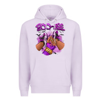 Lilac Boo-jee Halloween afro sneakers Premium Hoodie - RanaPortraitStore