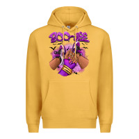 Mustard Boo-jee Halloween afro sneakers Premium Hoodie - RanaPortraitStore