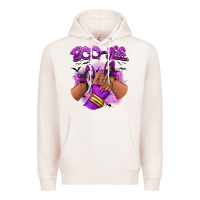 Pale Pink Boo-jee Halloween afro sneakers Premium Hoodie - RanaPortraitStore