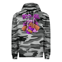 Slate Camo Boo-jee Halloween afro sneakers Premium Hoodie - RanaPortraitStore