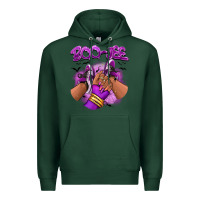 Sports Green Boo-jee Halloween afro sneakers Premium Hoodie - RanaPortraitStore