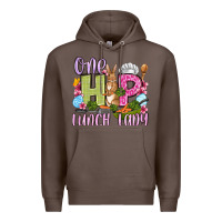 Coffee Easter Day One hip Lunch Lady Premium Hoodie - OliviaCreatesArt