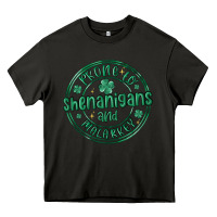 Asphalt prone to shenanigans and malarkey Heavy Core Tee - MaliasSmallBusiness
