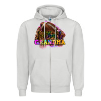 Football Grandma Zipper Hoodie | Teevron