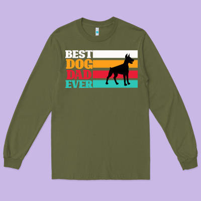 Best Dog Dad Ever Long Sleeve Tee Designed By Bettercallsaul