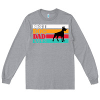 Heather Grey Best Dog Dad Ever Long Sleeve Tee - Bettercallsaul