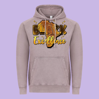 Black Excellence Vintage Hoodie Designed By Artiststas