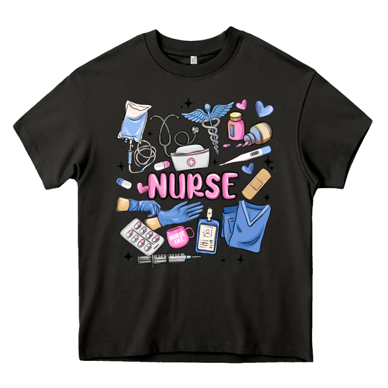 Can't Talk Right Now Doing Nurse Stuff Heavy Core Tee by MaliasSmallBusiness | Teevron