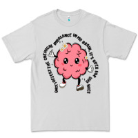 Dove Grey brain Premium Tee - MaliasSmallBusiness