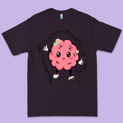Brain Premium Tee Designed By Maliassmallbusiness
