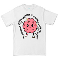 White brain Premium Tee - MaliasSmallBusiness
