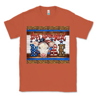 Copper 4th of July Western Star Spangled Baby Cow Classic Tee - LillyAllenDesigns