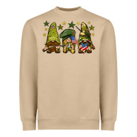 Mushroom Army Gnomes 4th of july Heavyweight Sweatshirt - HowdyJamesFarm