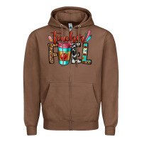 Chestnut teacher fuel Zipper Hoodie - OliviaCreatesArt