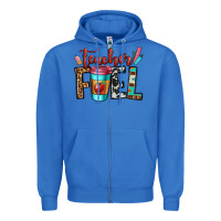 True Royal teacher fuel Zipper Hoodie - OliviaCreatesArt