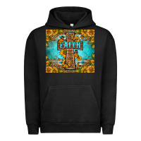 Pigment Black Western Faith Cross Butterfly Urban Hoodie - LillyAllenDesigns