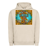 Pigment French Oak Western Faith Cross Butterfly Urban Hoodie - LillyAllenDesigns
