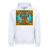 White Western Faith Cross Butterfly Urban Hoodie - LillyAllenDesigns