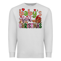 Dove Grey baby's first christmas Premium Sweatshirt - FaDigitalArtStudio