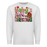 Oatmeal Heather baby's first christmas Premium Sweatshirt - FaDigitalArtStudio