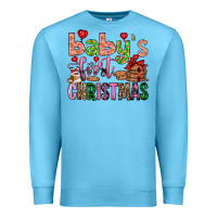 Ocean Blue baby's first christmas Premium Sweatshirt - FaDigitalArtStudio