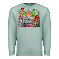 Seafoam baby's first christmas Premium Sweatshirt - FaDigitalArtStudio
