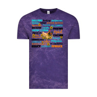 Cloud Purple chicken typography Vintage Tee - Artiststas