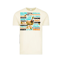 Chicken Typography Vintage Tee | Teevron