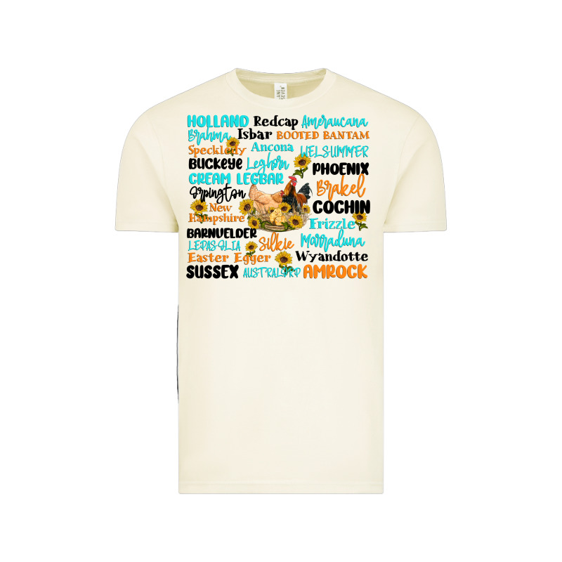 Chicken Typography Vintage Tee by Artiststas | Teevron