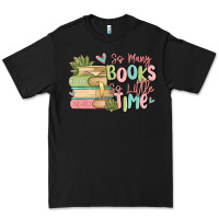 Black so many books so little time Premium Tee - MaliasSmallBusiness