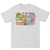 Dove Grey so many books so little time Premium Tee - MaliasSmallBusiness