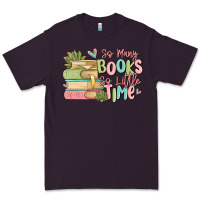 Plum so many books so little time Premium Tee - MaliasSmallBusiness