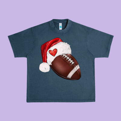 Christmas Sports Urban Heavy Tee Designed By Barkaloodesign