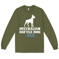 Army Green Australian Cattle Dog Long Sleeve Tee - Bettercallsaul