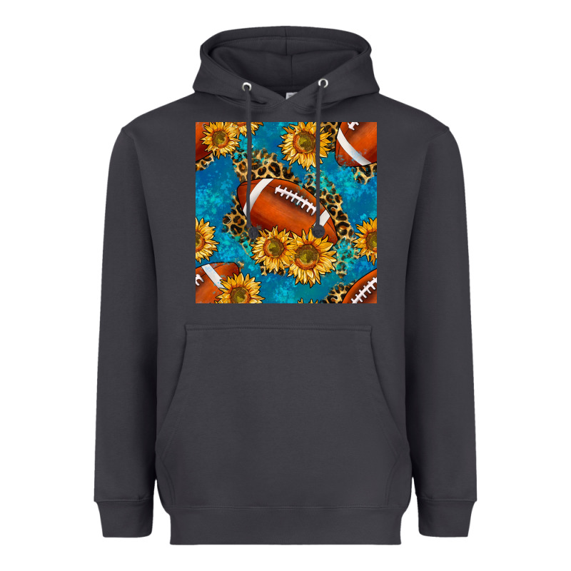 American Football With Leopard Heavyweight Hoodie by BundleAndBundleShop | Teevron