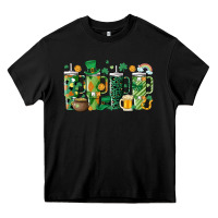 Black st.patricks stanley Heavy Core Tee - MaliasSmallBusiness