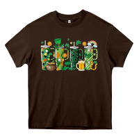 Chocolate Brown st.patricks stanley Heavy Core Tee - MaliasSmallBusiness