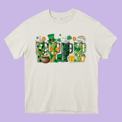 St.patricks Stanley Heavy Core Tee Designed By Maliassmallbusiness