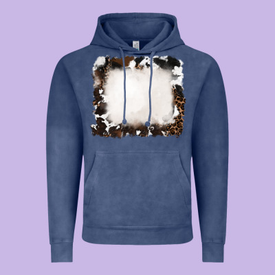 Cowhide Frames Background Vintage Hoodie Designed By Ranaportraitstore